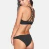 Solid Moderate Bikini Bottom -HURLEY Sales hb1007 black 1
