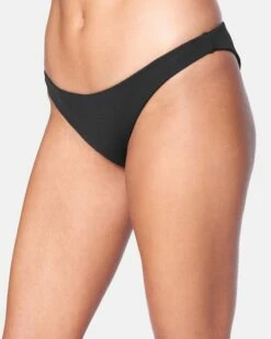 Solid Moderate Bikini Bottom -HURLEY Sales hb1007 black 3