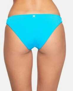 Carissa Moore Collection - Solid Moderate Bikini Bottom -HURLEY Sales hb1007 high tide 4