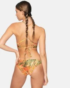 Primavera Palm Reversible Moderate Bikini Bottom