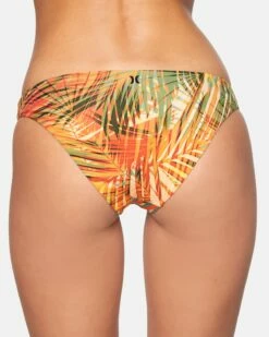 Primavera Palm Reversible Moderate Bikini Bottom -HURLEY Sales hb1052 tangier sun palm 4