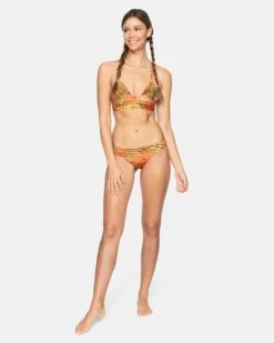 Primavera Palm Reversible Moderate Bikini Bottom -HURLEY Sales hb1052 tangier sun palm 5