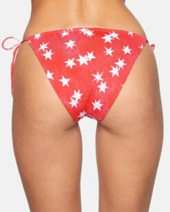 Star Spangled Reversible Slider Tie Side Cheeky Bikini Bottom 11 Star Spangled Reversible Slider Tie Side Cheeky Bikini Bottom -HURLEY Sales hb1071 red pepper multi 4