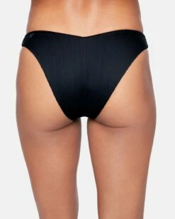 Colorblock V Front Cheeky Bikini Bottom 10 Colorblock V Front Cheeky Bikini Bottom -HURLEY Sales hb1083 black colorblock 3