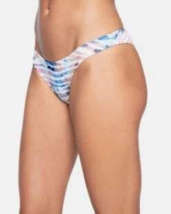 Zebra Color Wash Reversible Cheeky Bikini Bottom -HURLEY Sales hb1088 multi zebra 4