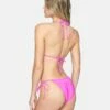 Solid Reversible Cheeky Side Tie Bikini Bottom -HURLEY Sales hb1150 fuchsia midnight plum 1