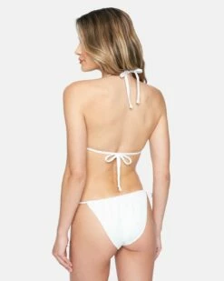 Texture Beach Cheeky Slider Tie Side Bikini Bottom -HURLEY Sales hb1160 coconut 3
