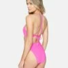 Party Wave Reversible Moderate High Waist Bikini Bottom -HURLEY Sales hb1163 hot watermelon 1 v2