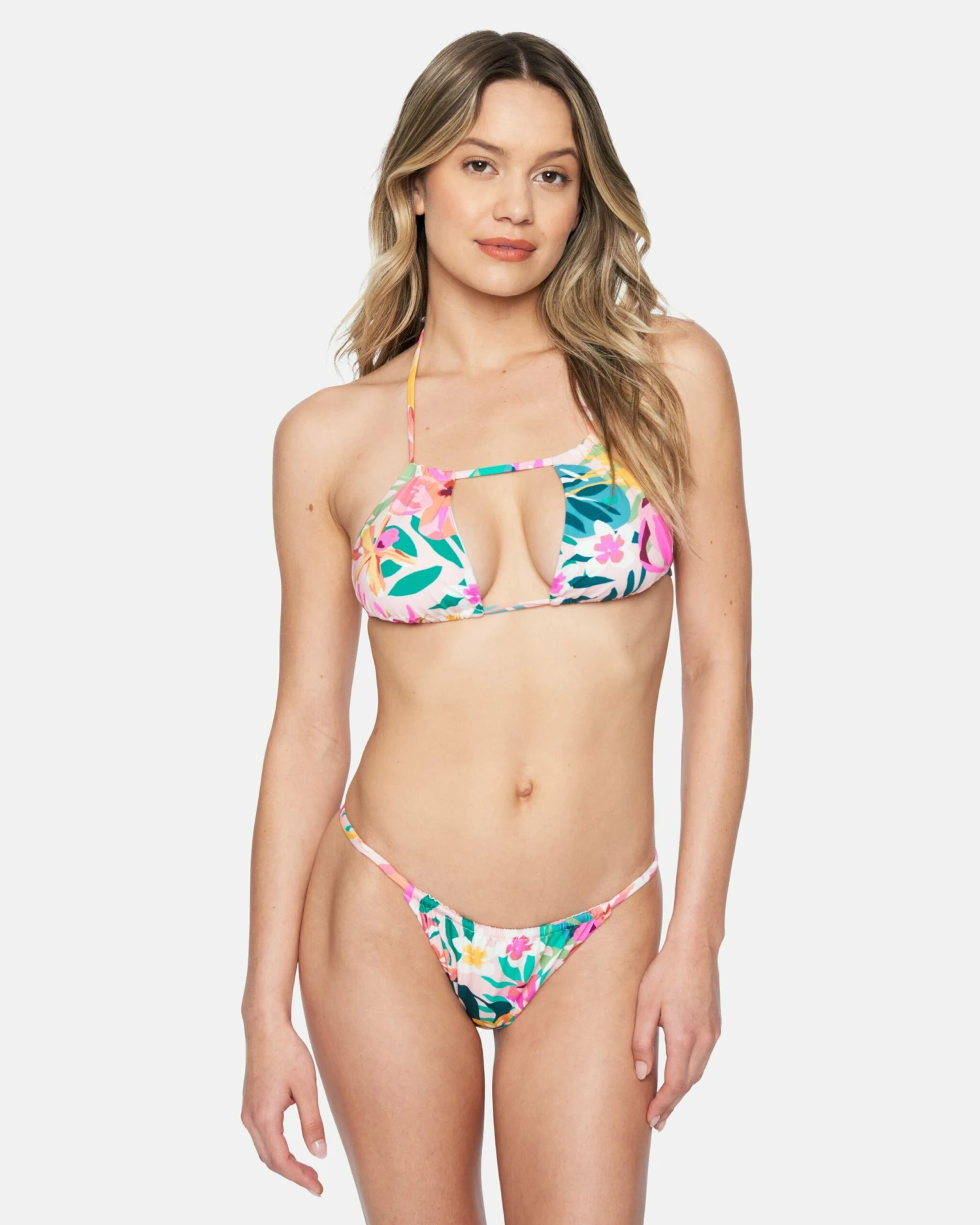 Floral Pop Cheeky Slider Bikini Bottom 4 Floral Pop Cheeky Slider Bikini Bottom - Image 2