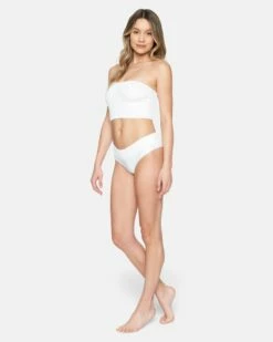 Texture Beach Moderate Hipster Bikini Bottom -HURLEY Sales hb1169 coconut 4