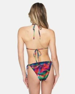 Nebula Cheeky Side Tie Bikini Bottom -HURLEY Sales hb1177 nebula red multi 3