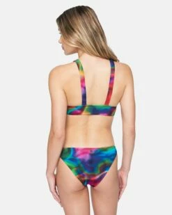 Nebula Moderate Bikini Bottom -HURLEY Sales hb1178 nebula red multi 3