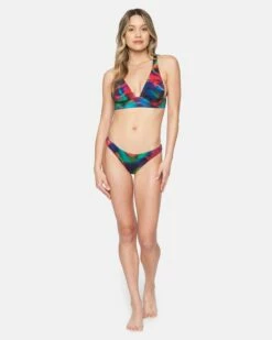 Nebula Moderate Bikini Bottom -HURLEY Sales hb1178 nebula red multi 4