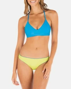 Solid Reversible Moderate Bottom -HURLEY Sales hb1196 blue beat neon lime 05