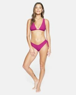 BABY RIB CHEEKY FRENCH V FRONT BOTTOM 10 BABY RIB CHEEKY FRENCH V FRONT BOTTOM -HURLEY Sales hb1208 sangria 4