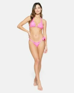 Jungle Walk Cheeky Soft Tie Bottom -HURLEY Sales hb1233 pink punch 4