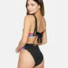NASCAR REVERSIBLE MODERATE HIGH WAIST BOTTOM -HURLEY Sales hb1271 black white 1