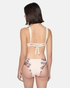 Max Hawaiian Lei Mid Rise Cheeky Bottom 8 Max Hawaiian Lei Mid Rise Cheeky Bottom -HURLEY Sales hb1308 seashell 3