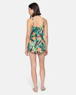Bloom Wash Romper -HURLEY Sales hc0183 black 3