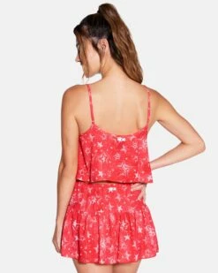 Star Struck Scoop Front Swing Tank -HURLEY Sales hc0209 red pepper 2