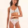 LSF X Hurley - Hawaiian Hibiscus Reversible Cheeky High Waist Bottom -HURLEY Sales hlsfb014 floral mix 1