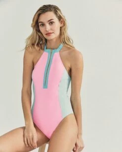 LSF X Hurley - Max Colorblock Mock Neck Moderate One Piece 13 LSF X Hurley - Max Colorblock Mock Neck Moderate One Piece -HURLEY Sales hlsfo006 colorblock 3