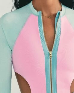 LSF X Hurley - Max Colorblock Long Sleeve Zip Cut Out 15 LSF X Hurley - Max Colorblock Long Sleeve Zip Cut Out -HURLEY Sales hlsfo010 colorblock 5