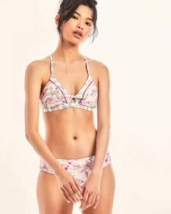 LSF X Hurley - Hawaiian Hibiscus Reversible Adjustable Twist Front Top