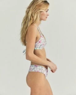 LSF X Hurley - Hawaiian Hibiscus Reversible Adjustable Twist Front Top -HURLEY Sales hlsft001 floral mix 5