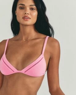 LSF X Hurley - Hawaiian Hibiscus Reversible Terry Fixed Tri Top -HURLEY Sales hlsft1007 watermelon sugar 3