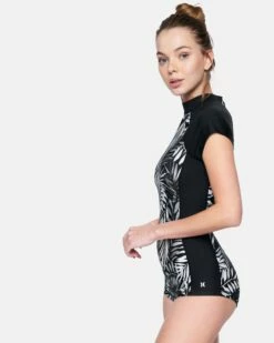 Palm Party Bodysuit 10 Palm Party Bodysuit -HURLEY Sales ho1004 black 3