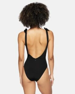 Solid Moderate One Piece -HURLEY Sales ho1075 black 3