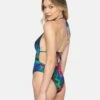 Nebula Cheeky One Piece -HURLEY Sales ho1082 nebula red multi 1