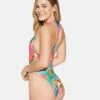 Bahia Cheeky Racerback One Piece -HURLEY Sales ho1122 electric pink 1