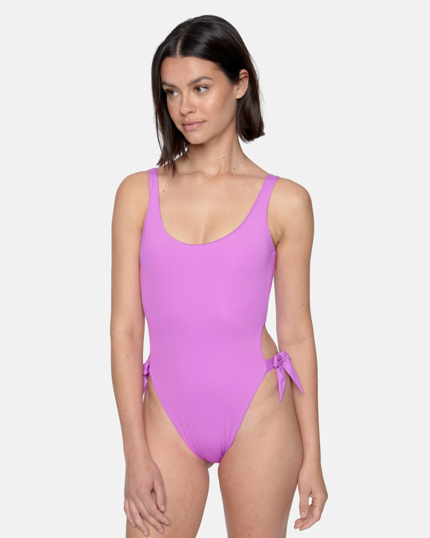 Solid Reversible Tie Side Cheeky One Piece 4 Solid Reversible Tie Side Cheeky One Piece - Image 2