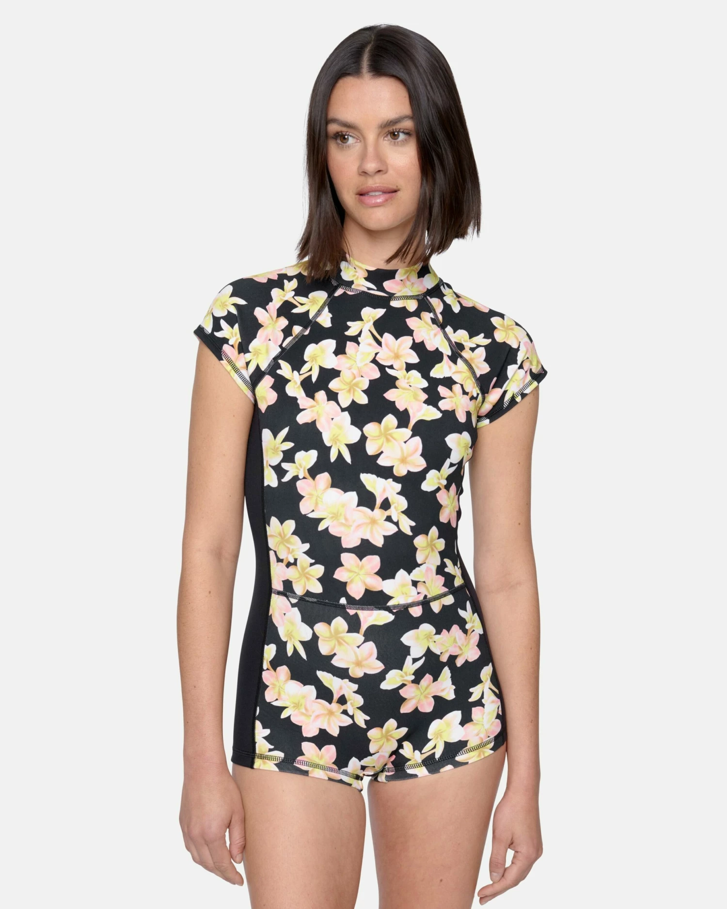 Max Plumeria Short Sleeve Surf Suit 3 Max Plumeria Short Sleeve Surf Suit