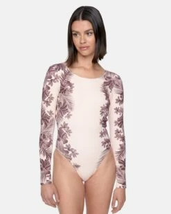 Max Hawaiian Lei Tie Back Surf Suit -HURLEY Sales ho1128 seashell 1