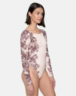 Max Hawaiian Lei Tie Back Surf Suit -HURLEY Sales ho1128 seashell 3