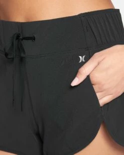 Aquas Solid 2.5" Boardshorts -HURLEY Sales hs1006 black 5