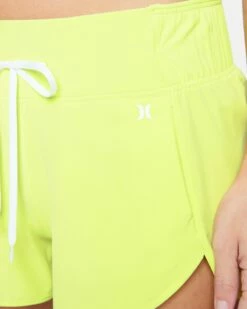 Aquas Solid 2.5" Boardshort -HURLEY Sales hs1006 neon lime 4