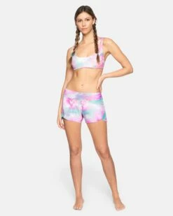 Carissa Moore Collection - Head In The Clouds 2.5" Soft Waistband Boardshorts -HURLEY Sales hs1024 lucite multi 4