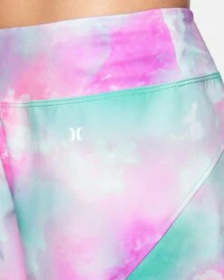 Carissa Moore Collection - Head In The Clouds 2.5" Soft Waistband Boardshorts -HURLEY Sales hs1024 lucite multi 5