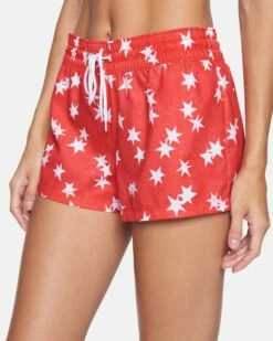 Star Spangled Supersuede Volley Boardshorts 2.5" -HURLEY Sales hs1052 red pepper multi 3