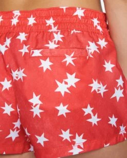 Star Spangled Supersuede Volley Boardshorts 2.5" -HURLEY Sales hs1052 red pepper multi 5
