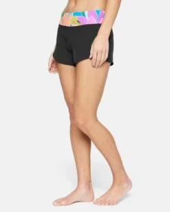 Isla 2.5" Soft Waist Boardshort 9 Isla 2.5" Soft Waist Boardshort -HURLEY Sales hs1079 black multi 3