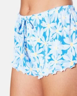 Daisy Me Rib Swim Short -HURLEY Sales hs1094 bluebell 4