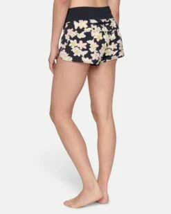 Plumeria Soft Waist Boardshort 2.5" 8 Plumeria Soft Waist Boardshort 2.5" -HURLEY Sales hs1096 black 3