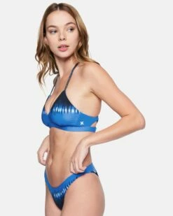 Ladies Dipped Print Adjustable Surf Top