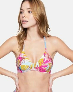 Palm Paradise Adjustable Surf Top -HURLEY Sales ht1009 peri 3