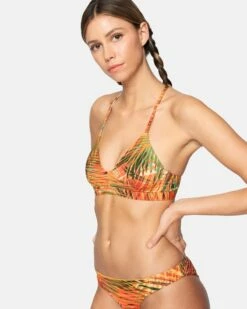 Primavera Palm Adjustable Bikini Top